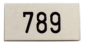 Preview: Schild Schlüsselkasten 6470 - Maße: 30 x 15 * 1 mm